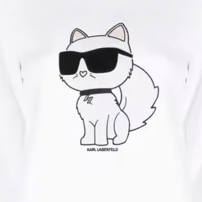 Karl Lagerfeld Sweater Iconic White