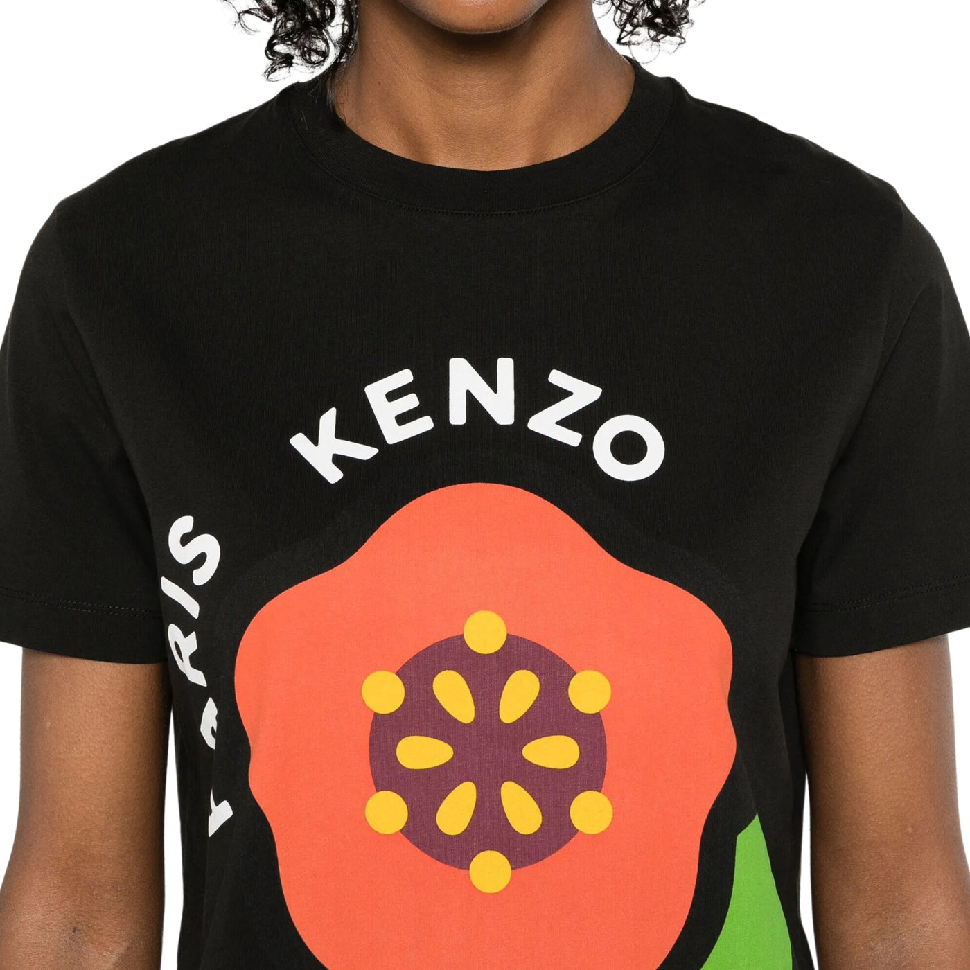 Kenzo T-Shirt Boke Flower Red-Black
