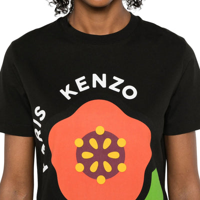 Kenzo T-Shirt Boke Flower Red-Black