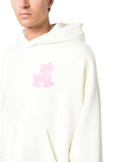 Palm Angels Sweater Palm Logo Hoodie Pale Green