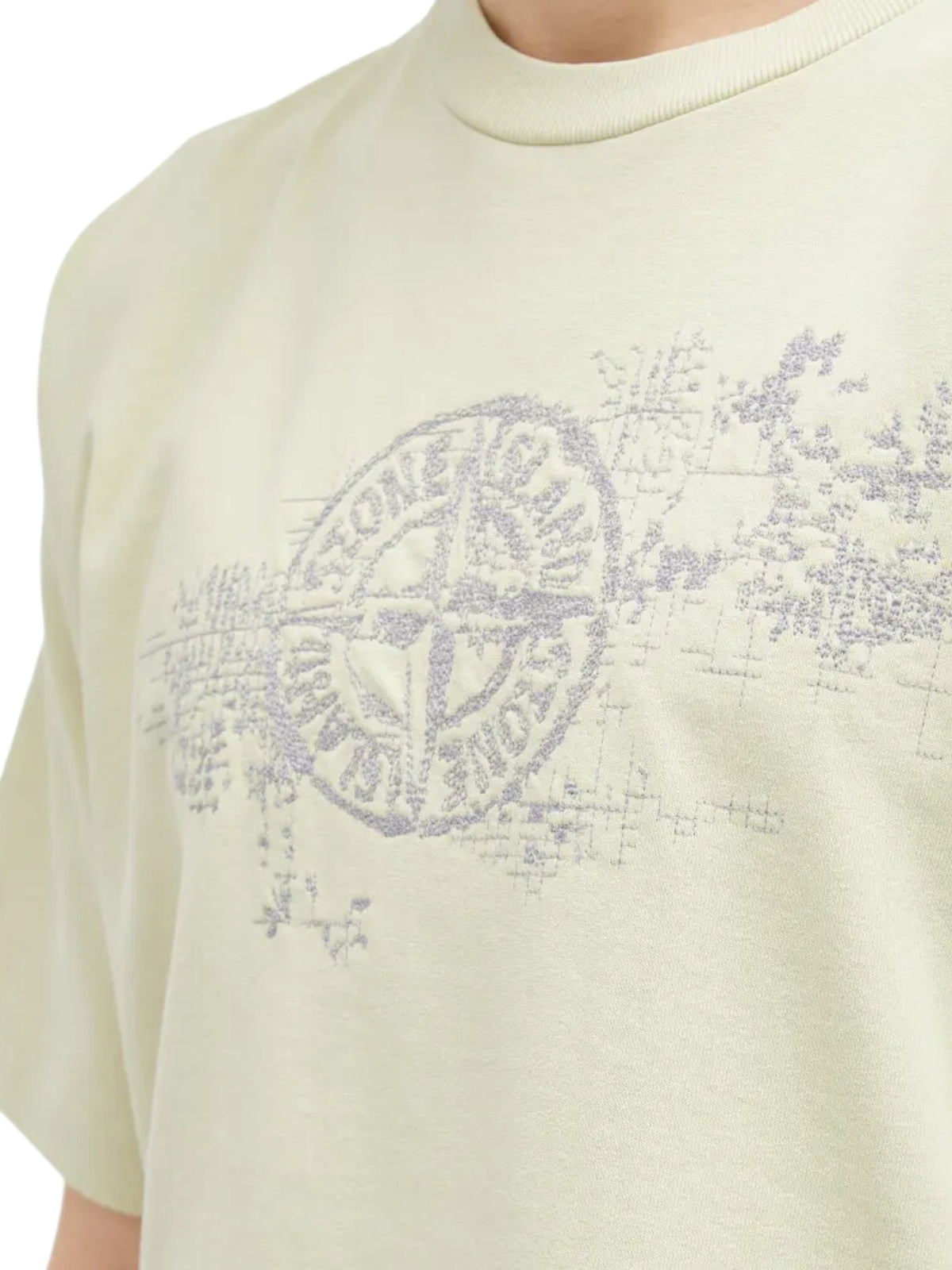 Stone Island T-Shirt Logo Light Green