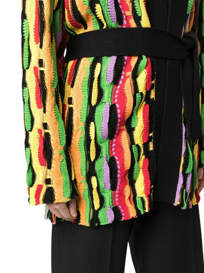 Msgm Jersey Ladies Belt Multi Colour