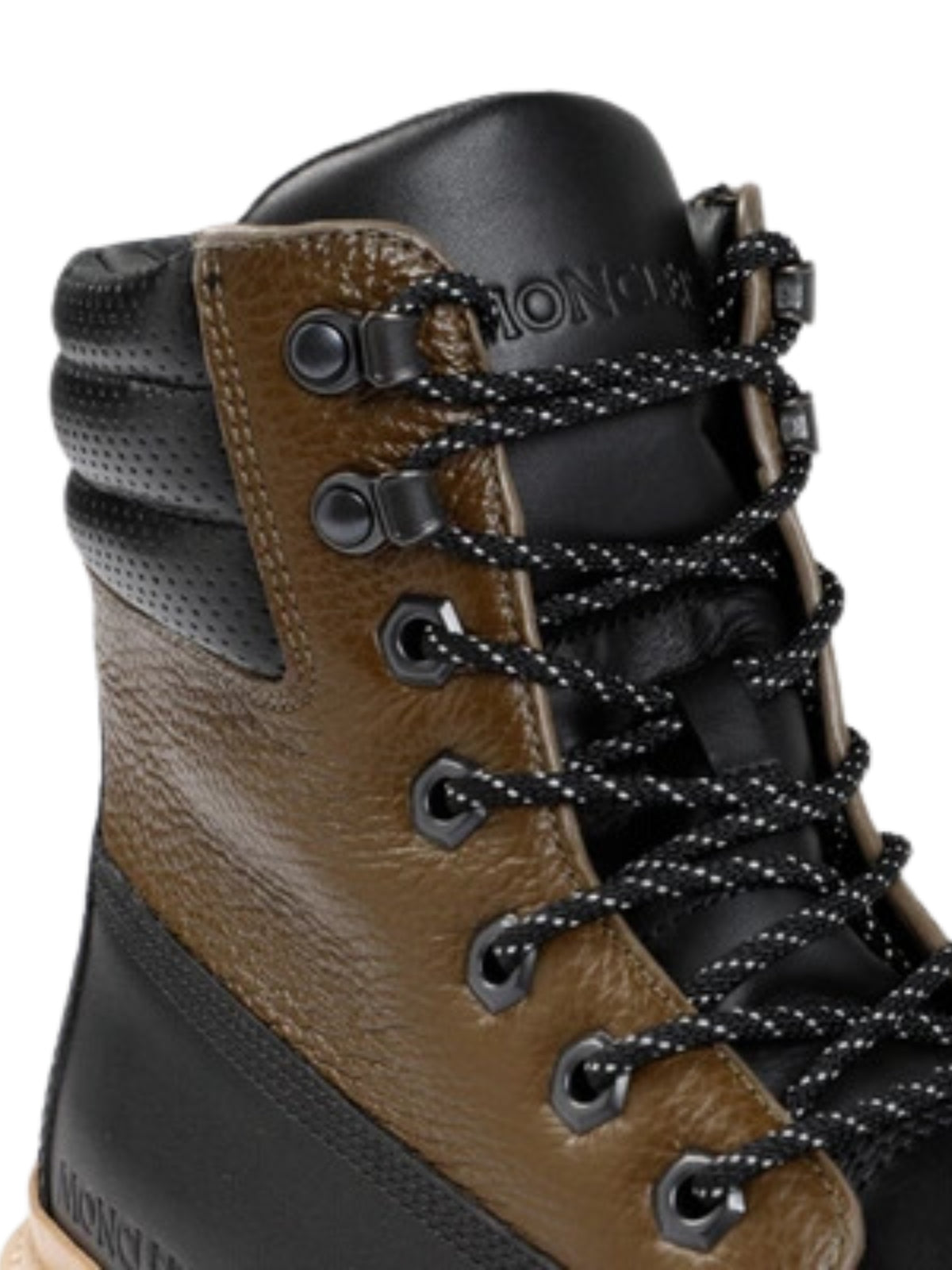Moncler Boot Peka Lace Up Tricolour