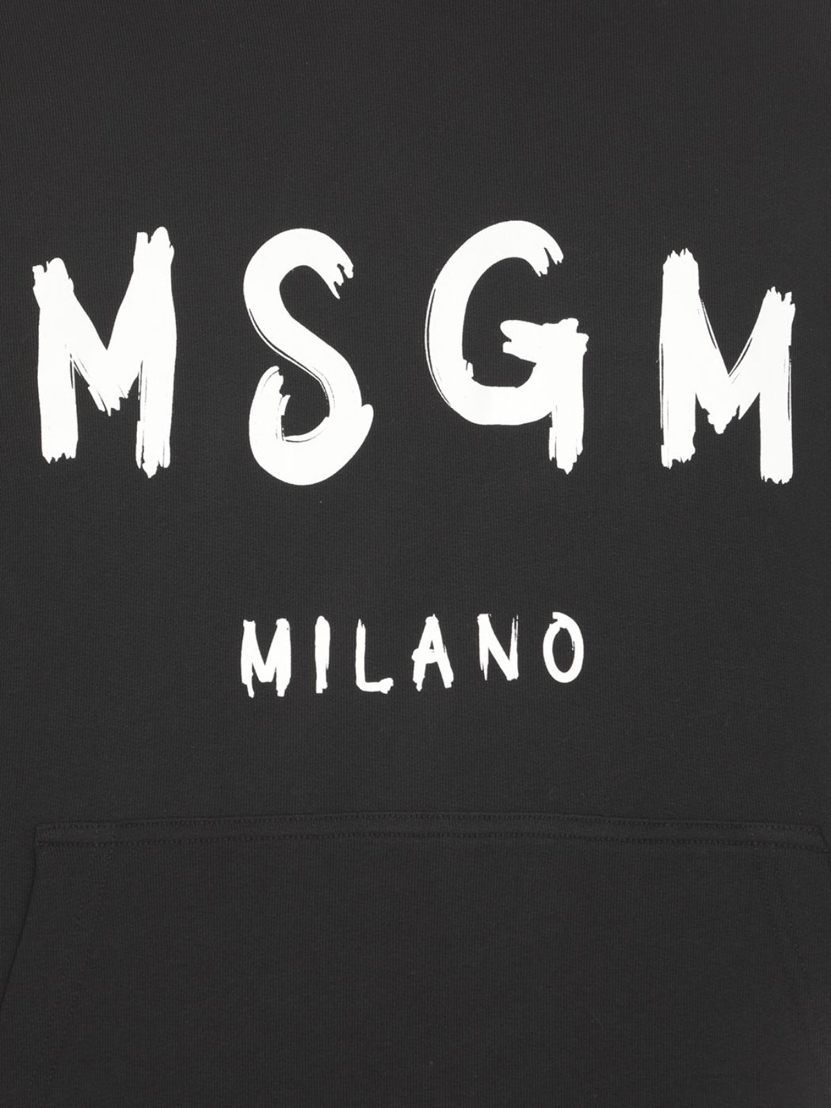 Msgm  Slim Milano Hoodie Black