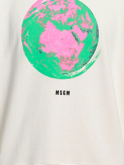 Msgm Sweater Fantastic Green White