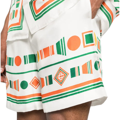 Casablanca  Shorts Playful Eagle White