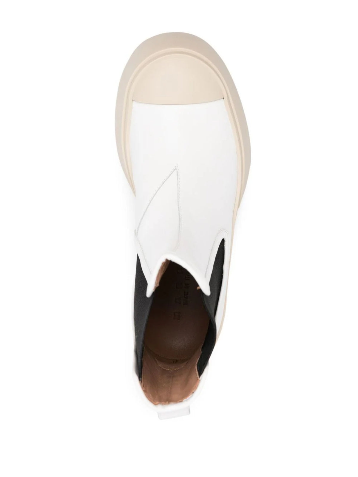 Marni Boot Chelsea White