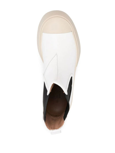 Marni Boot Chelsea White