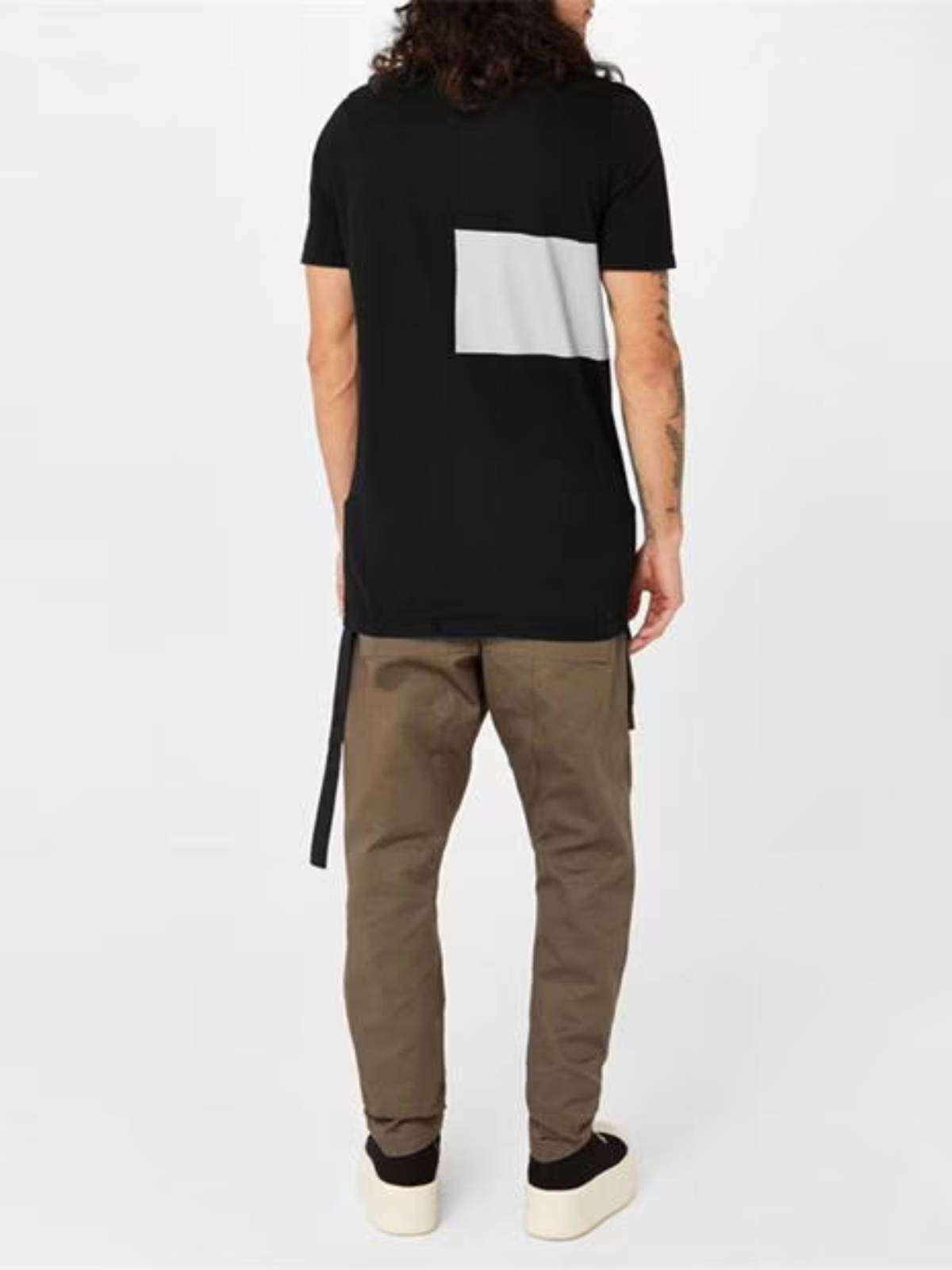 Rick Owens T-Shirt Mid Logo Black