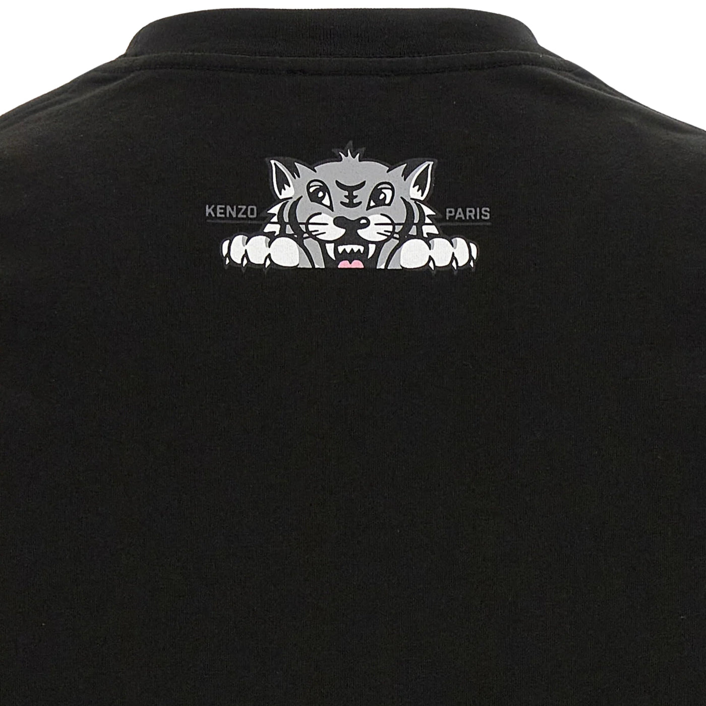 Kenzo T-Shirt Tiger Face Black