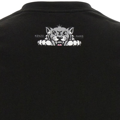 Kenzo T-Shirt Tiger Face Black