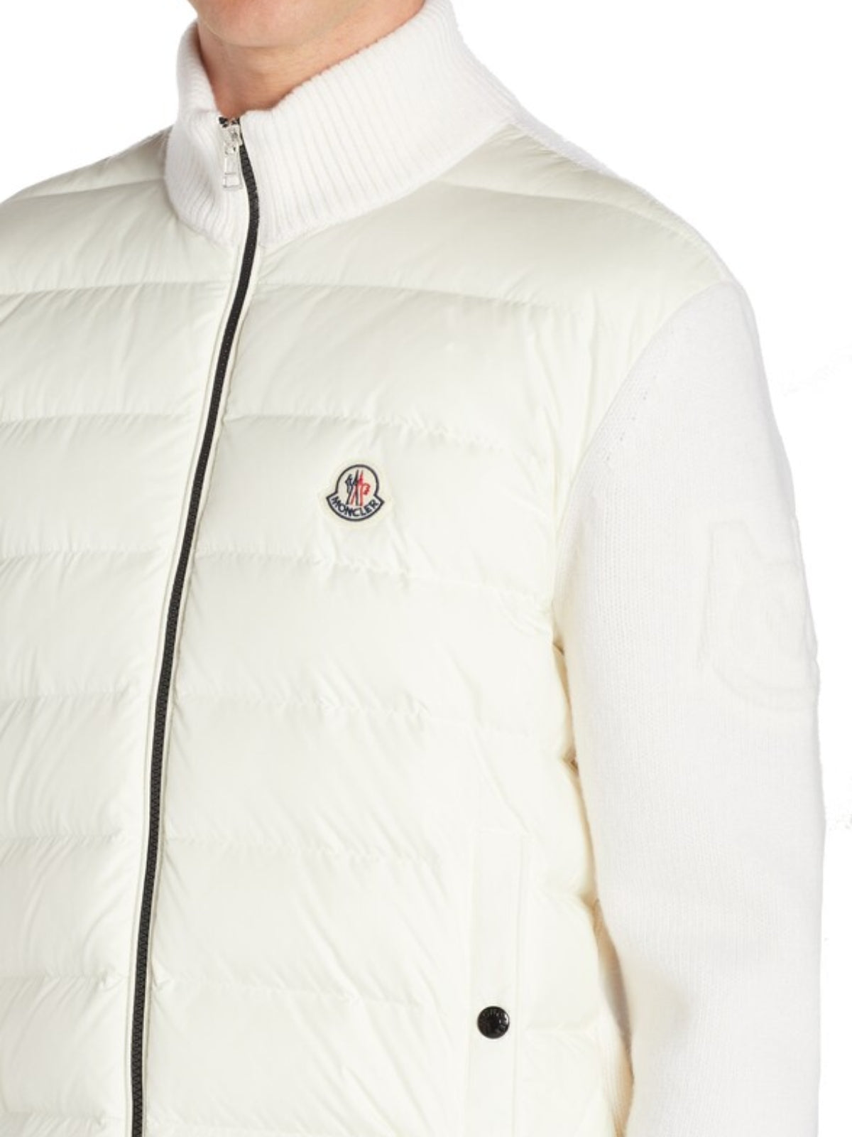 Moncler Jacket Cardigan White