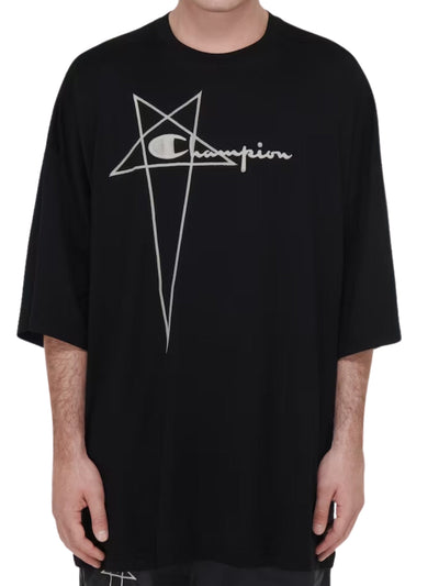 Rick Owens T-Shirt X Champion Black