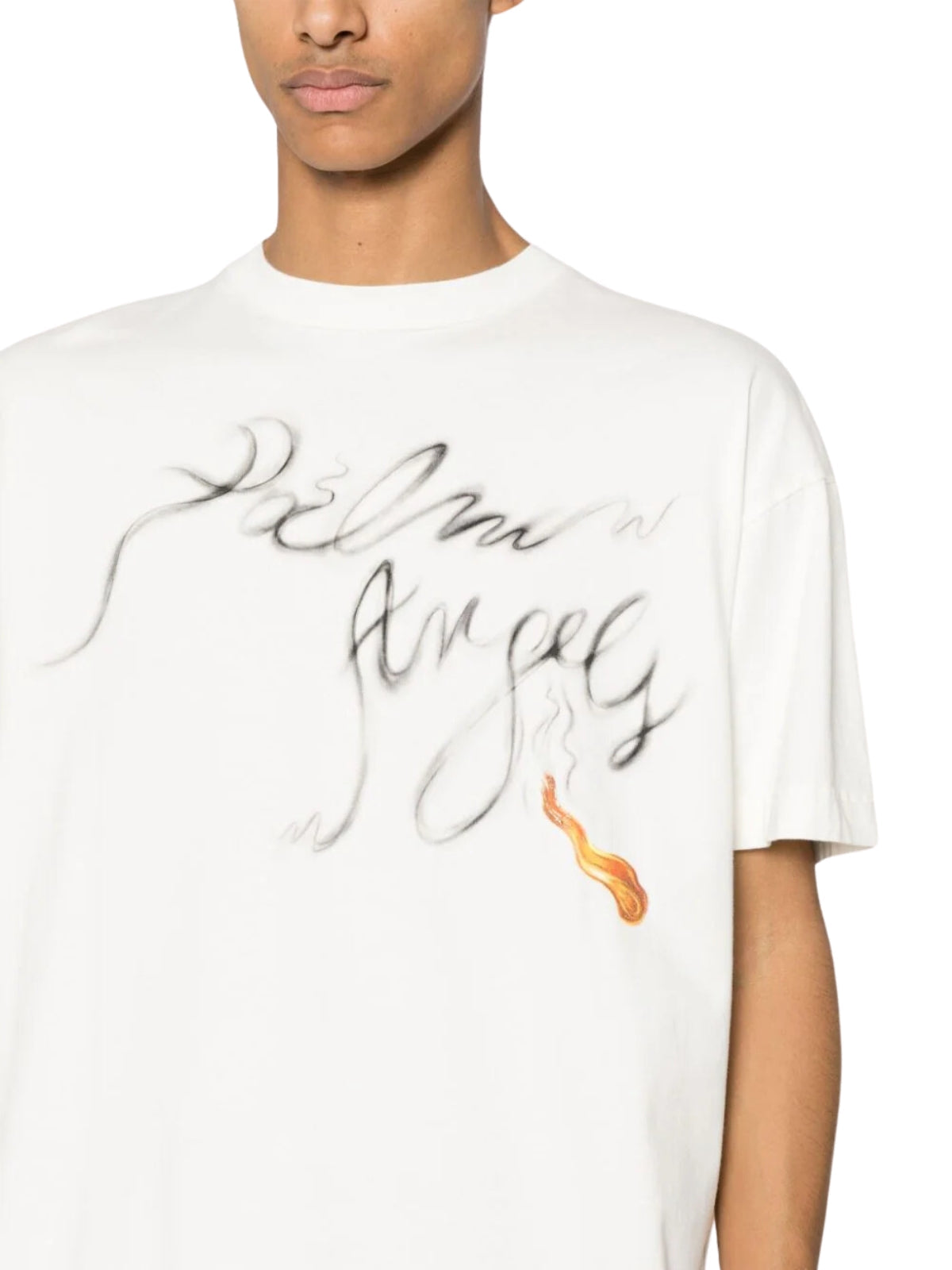 Palm Angels T-Shirt Graphic Print Off-White