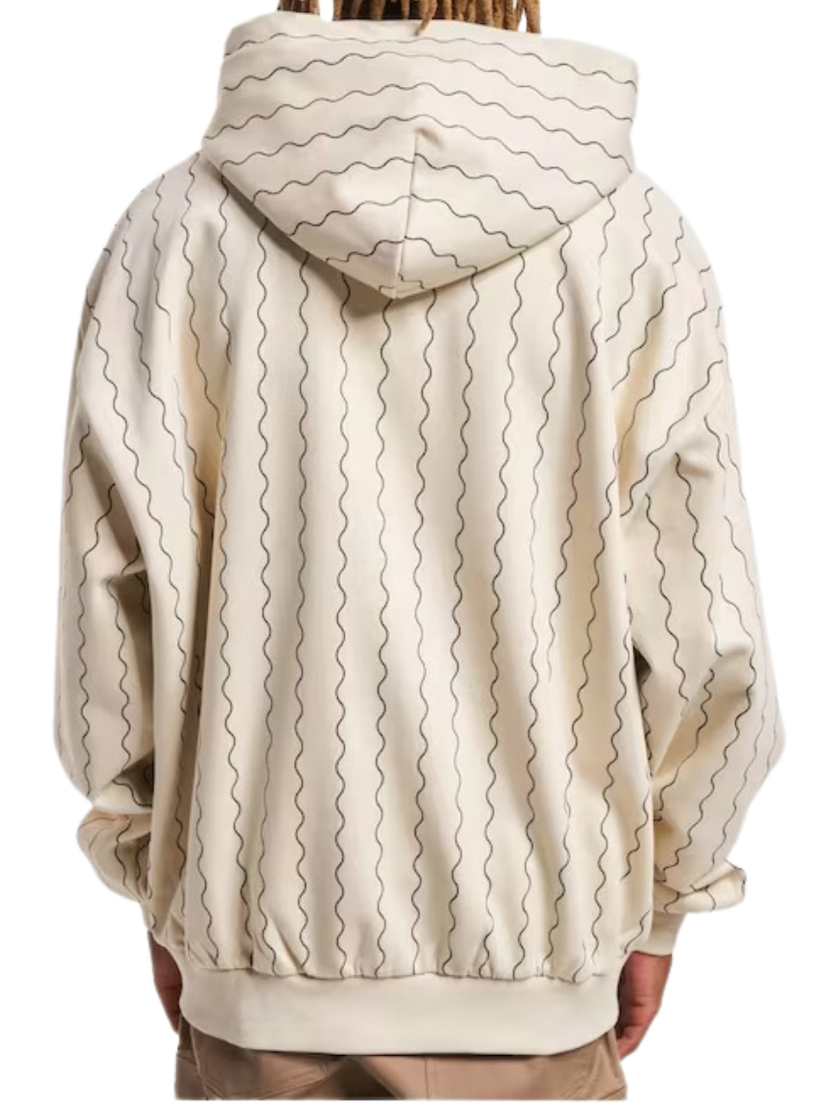 Karl Kani Jacket Ziczac With Hood Off-White