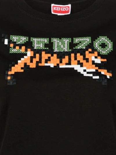 Kenzo  T-Shirt  Tiger Logo Black