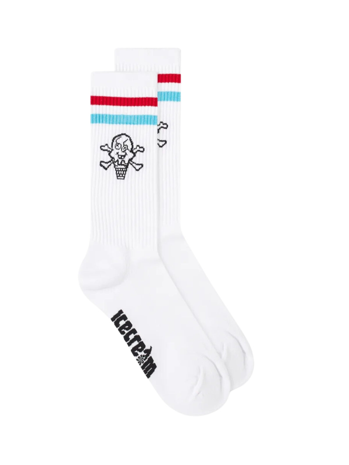 Ice-Cream Socks Cones & Bones Sport White