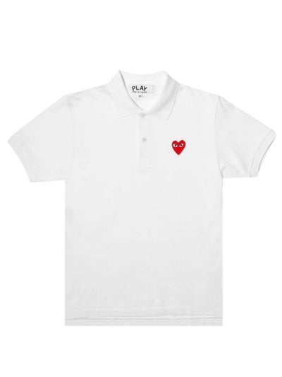 Comme Des Garcons Golfer Heart White
