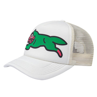 Ice-Cream Cap Trucker Running Dog Ecru