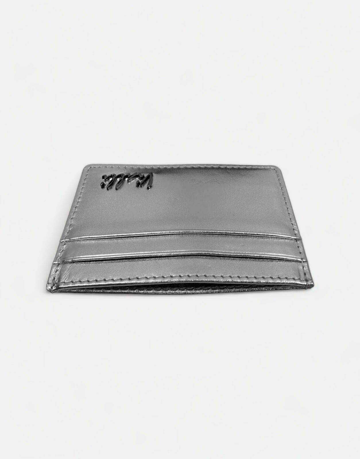 Vialli Patern Silver Card Holder
