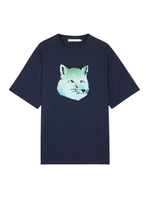 Maison Kitsune Crew Vibrant Fox Navy