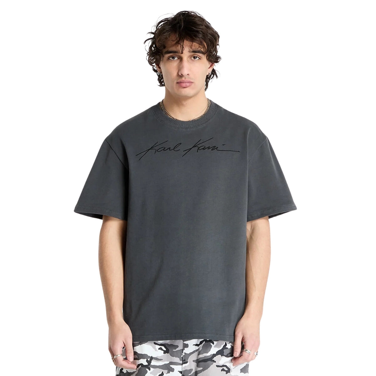 Karl Kani T-Shirt Autograph Boxy Black