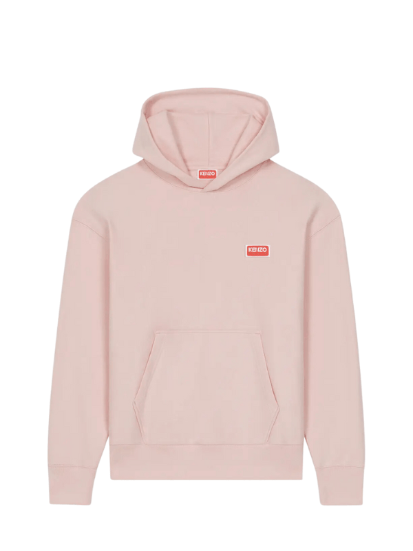 Kenzo Sweater Logo Hoodie Faded Pink