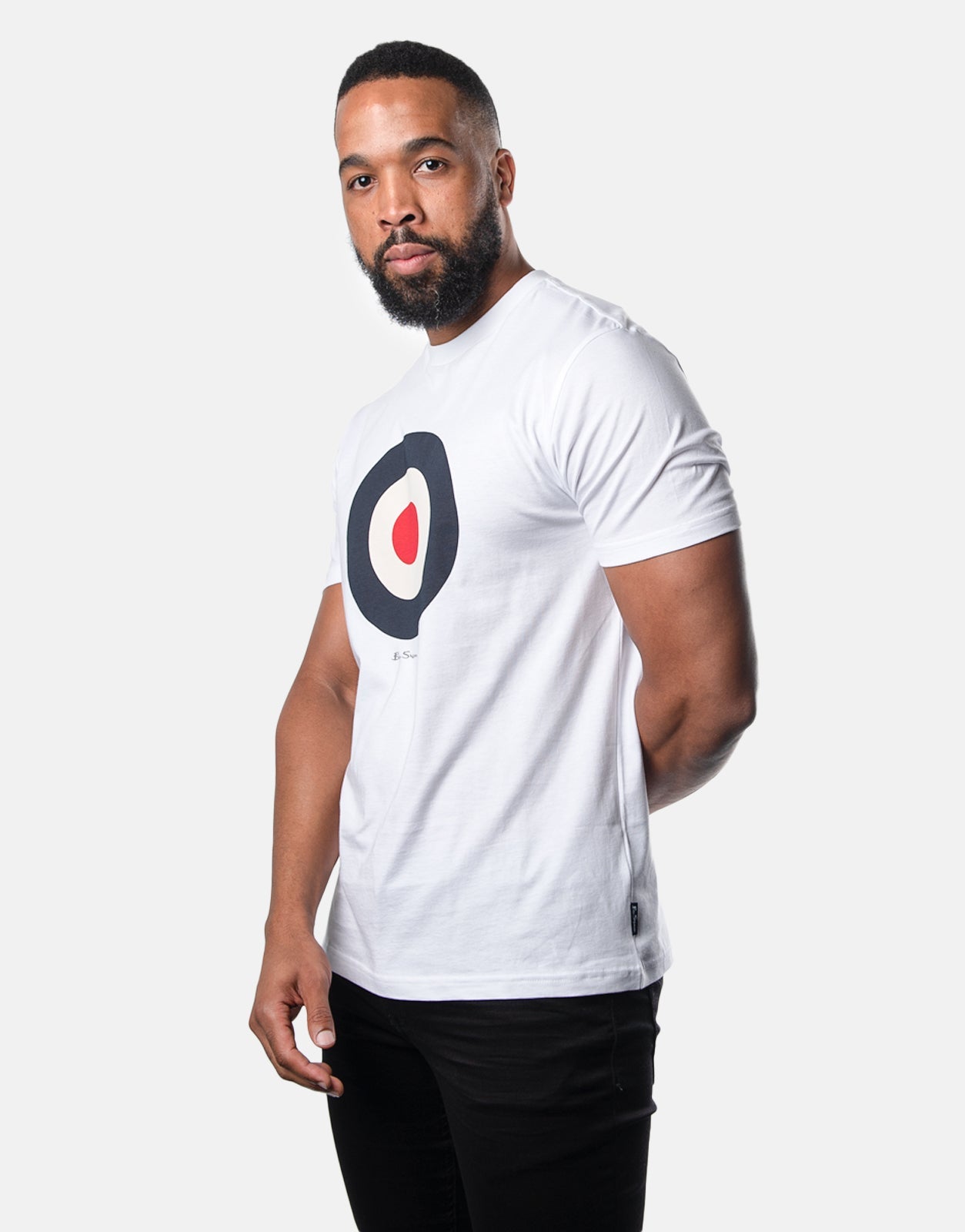 Ben Sherman White Target T-Shirt