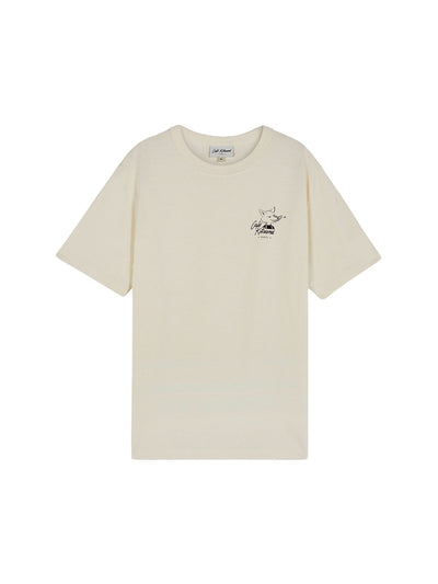 Cafe Kitsune T-Shirt Fox Relax Tapioca