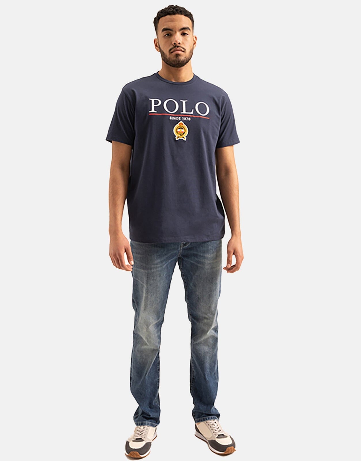 Polo Equestrian Bold Logo Blue T-Shirt
