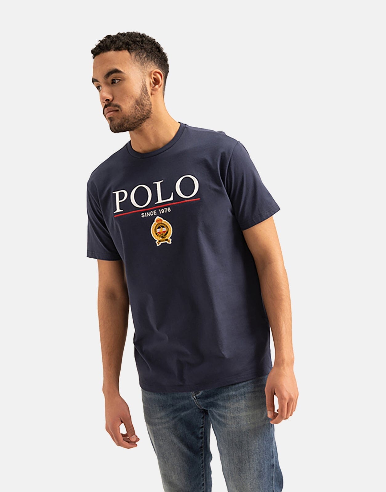 Polo Equestrian Bold Logo Blue T-Shirt