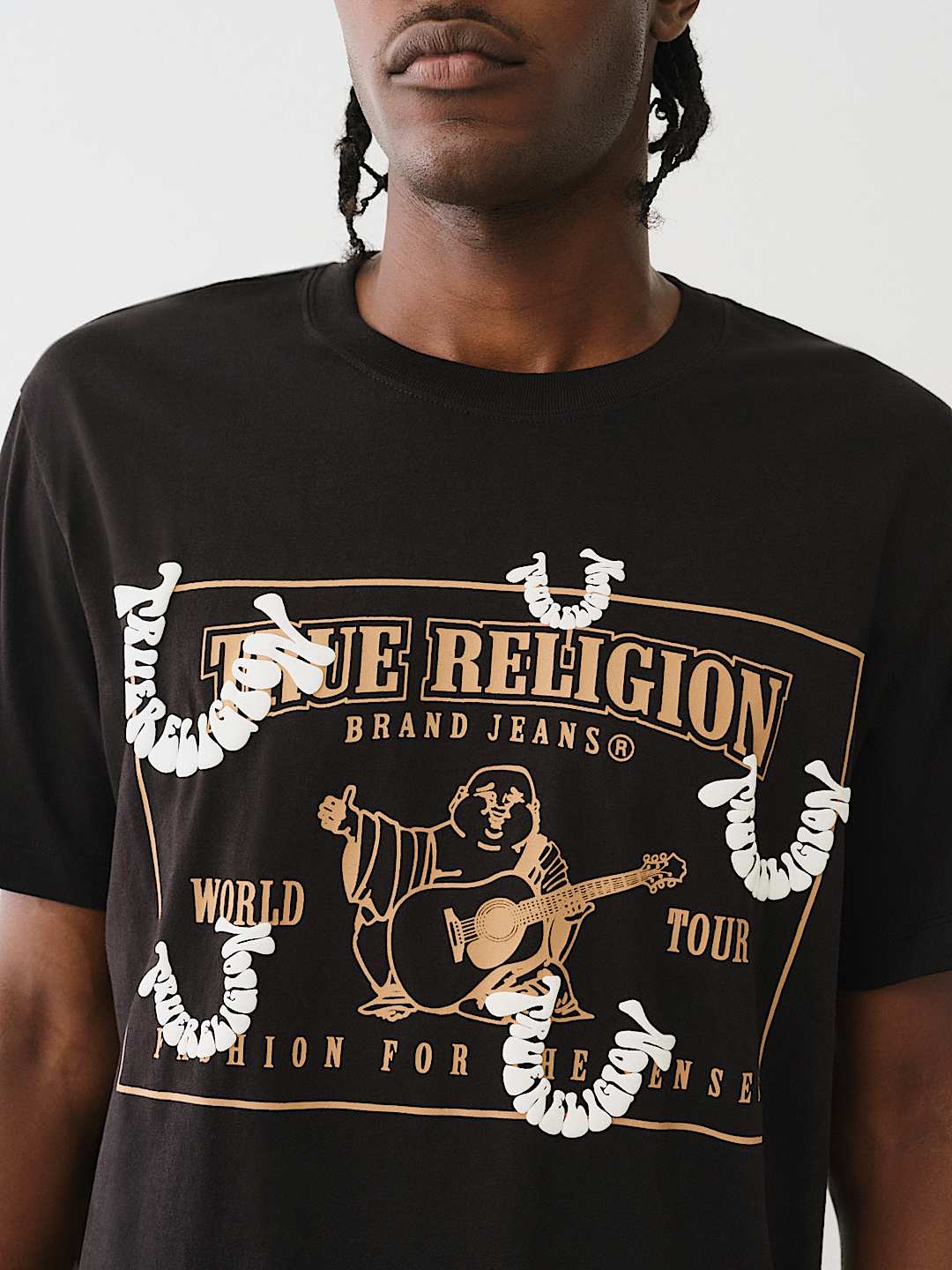 True Religion Puff T-Shirt Jet Black