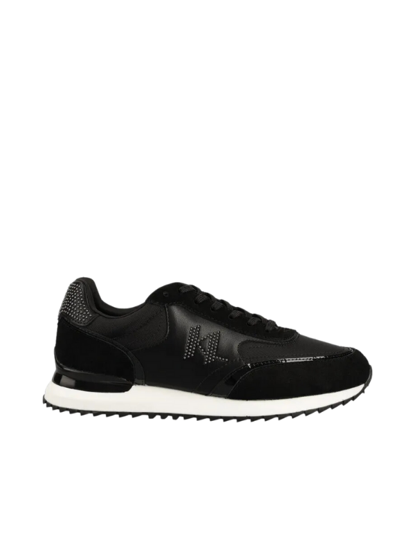 Karl Lagerfeld Sneaker Velocitor Mono Rivet Black