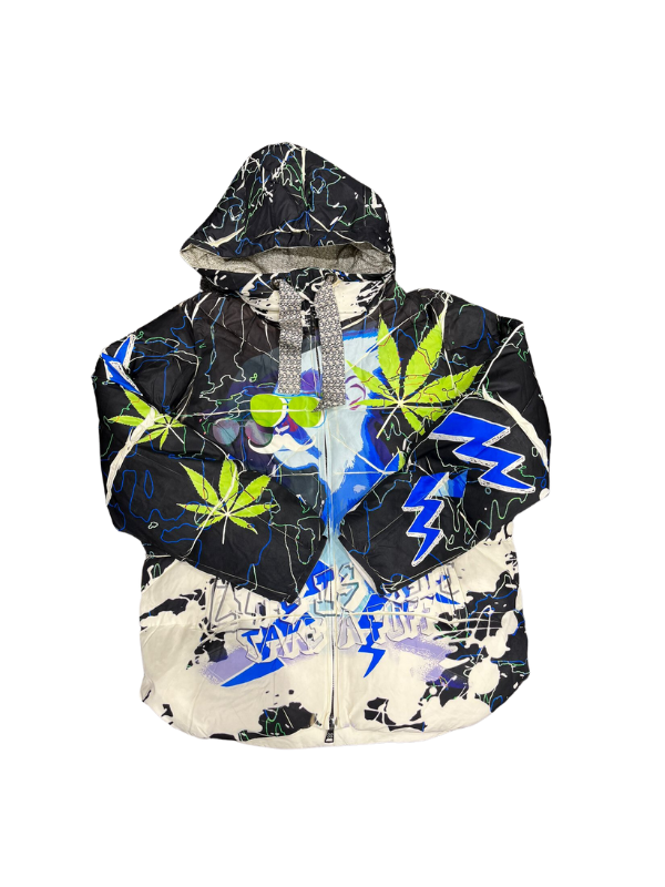 Plus Jacket Paul Bruce Banner Allover Print