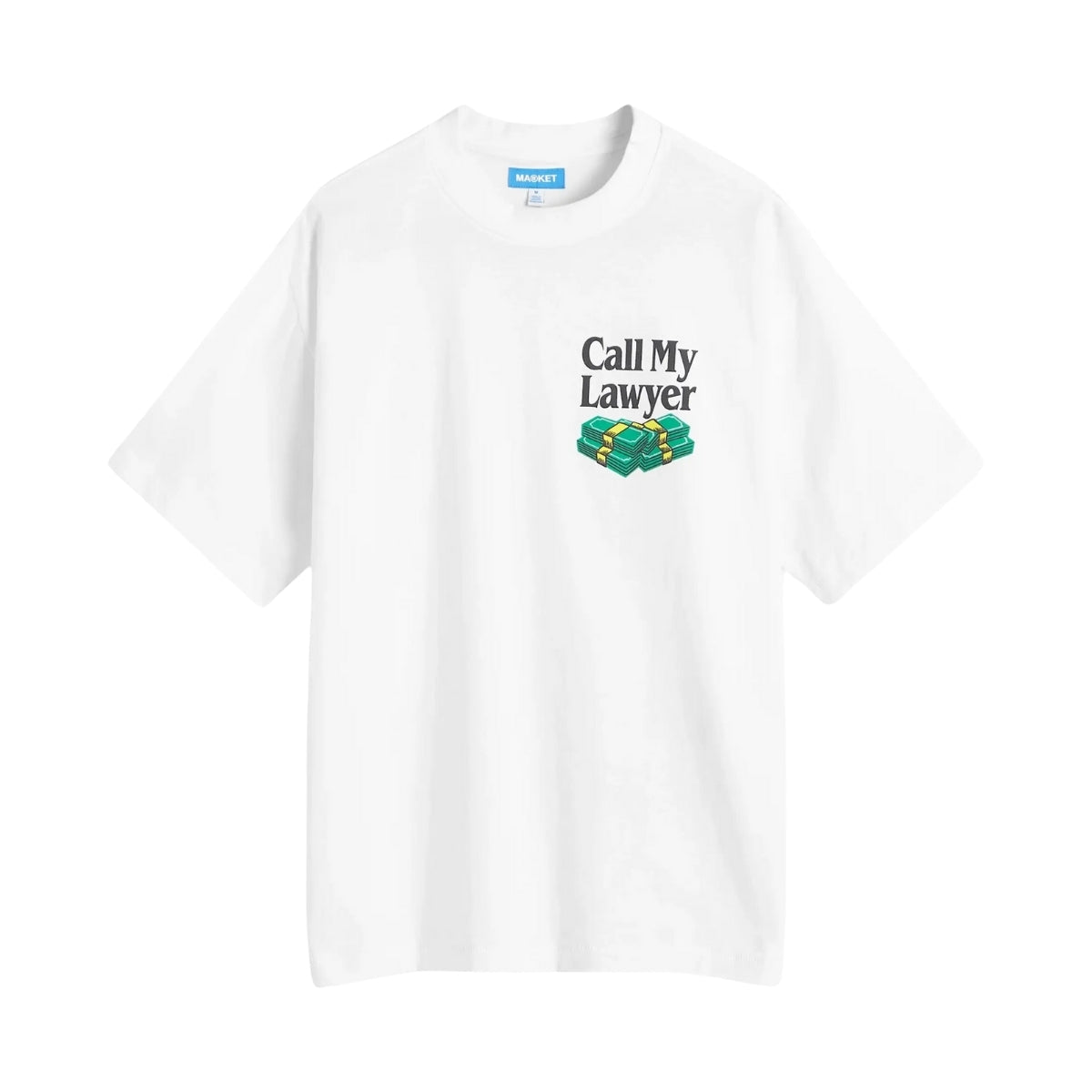 Market T-Shirt Slip And Fall White