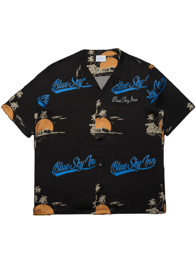 Blue Sky Inn Shirt Multiple Logos Black