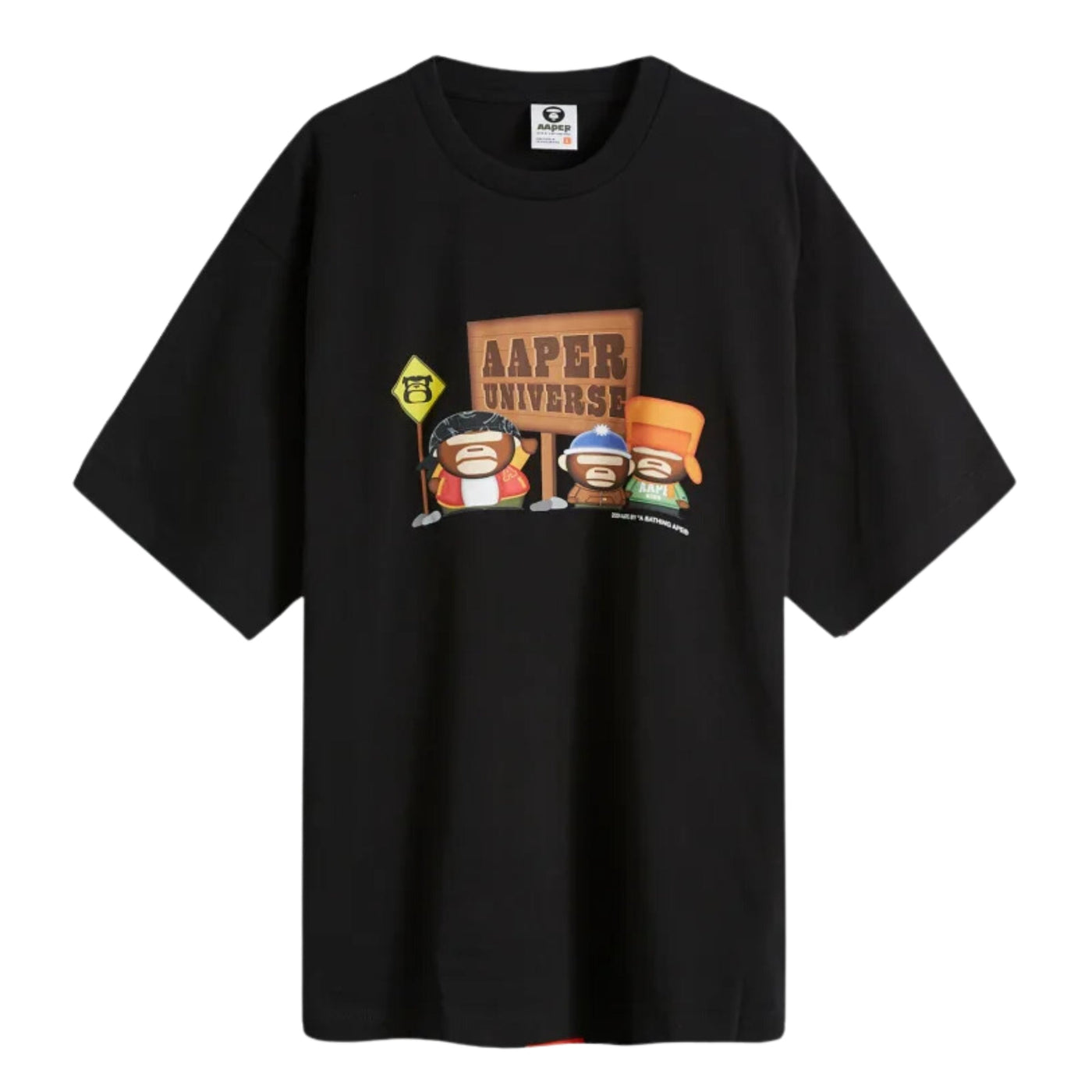 Aape T-Shirt Graphic Print Black