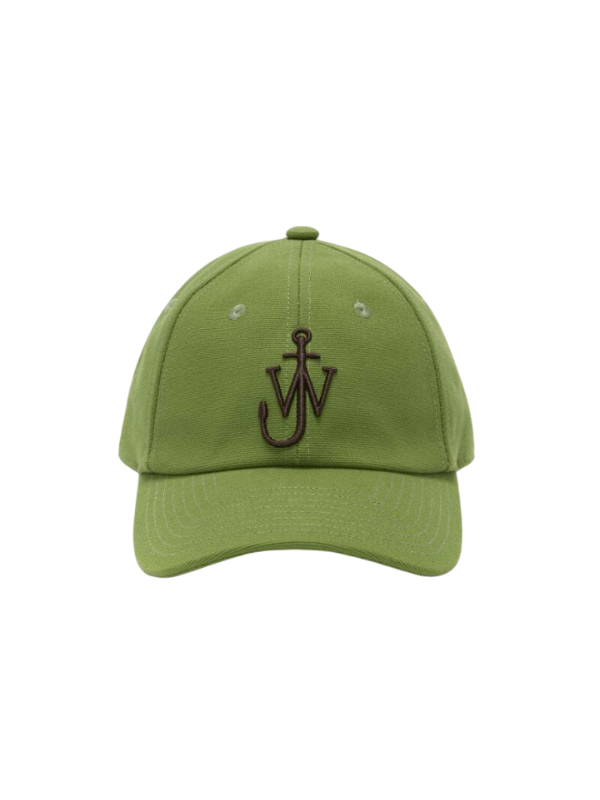 Jw Anderson Cap Baseball Logo Khaki