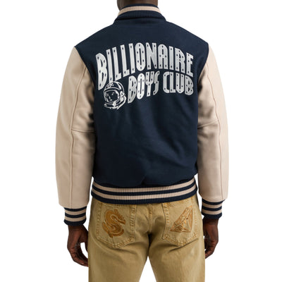 Billionaire Boys Club Jacket Varsity Arch Logo Navy