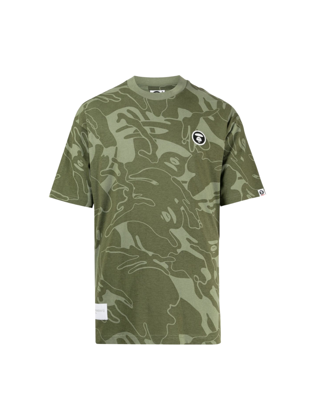 Aape T-Shirt Camouflage Khaki