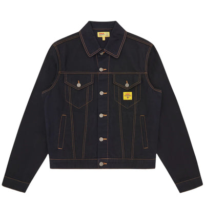 Ice-Cream Jacket Oil Stained Trucker Blue