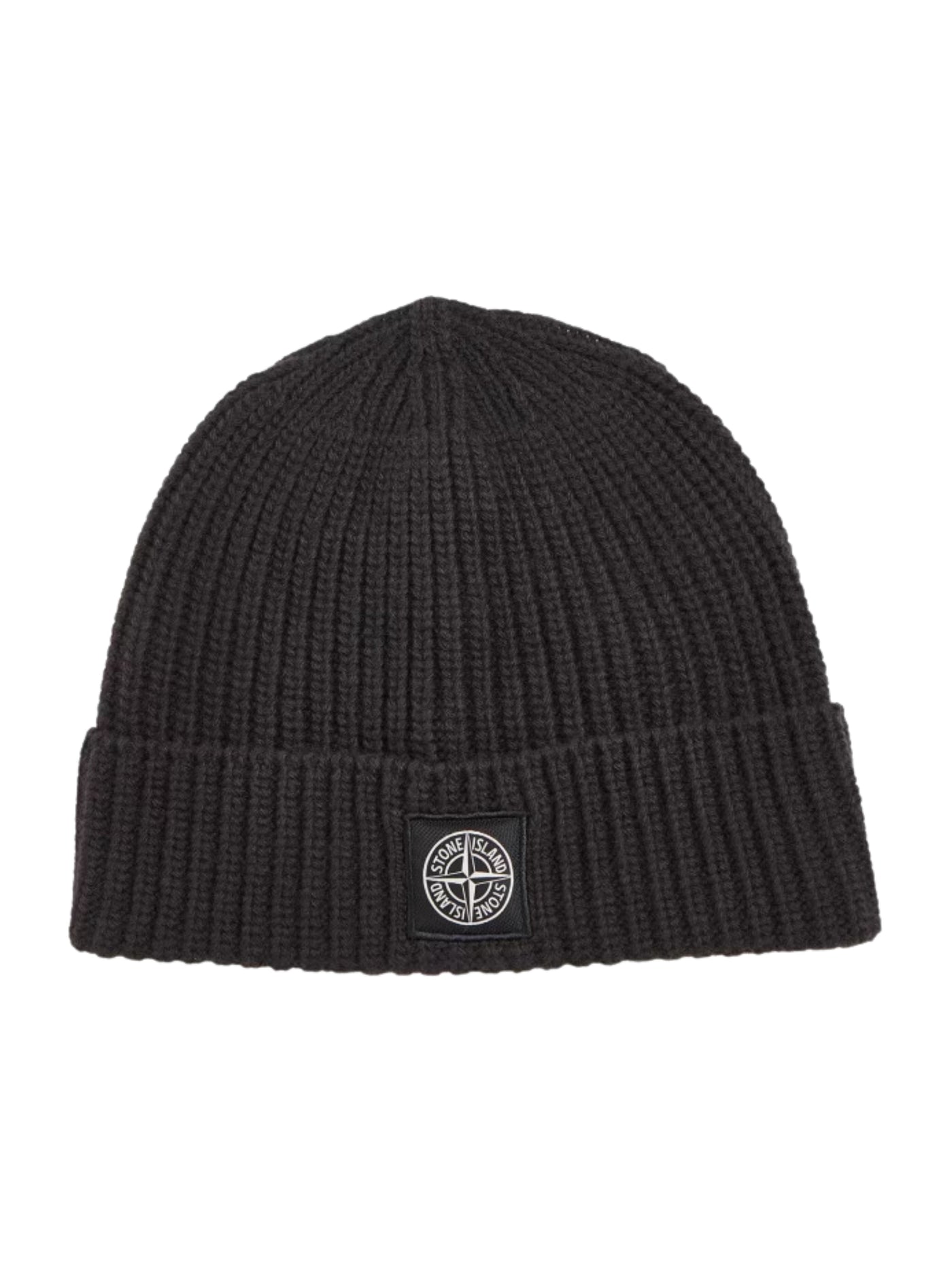 Stone Island Beanie Logo Black