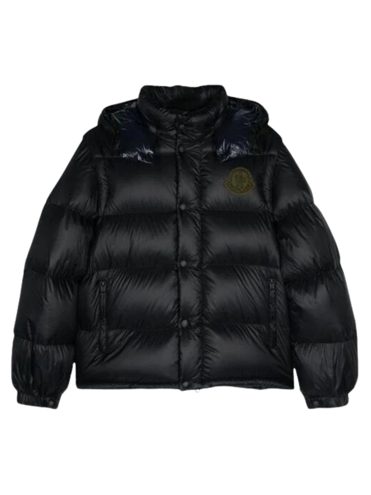 Moncler Jacket Cyclone Puffer Logo Black