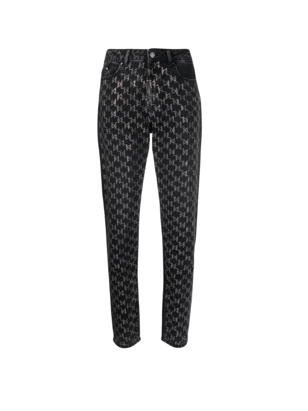 Karl Lagerfeld Jeans Ladies Monogram Black