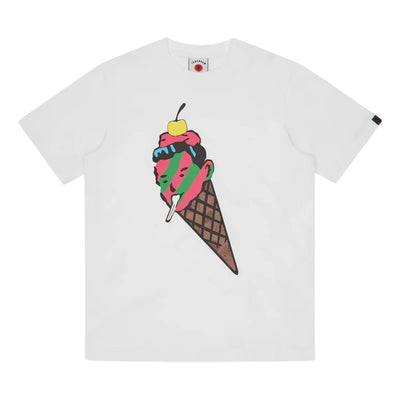 Ice-Cream T-Shirt Cone Man White