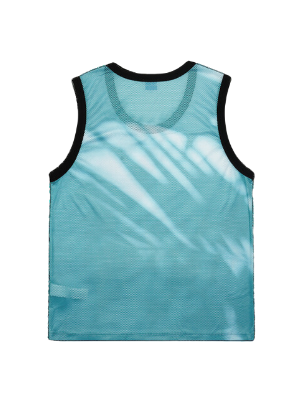 Blue Sky Inn Tank Shadow Print Blue