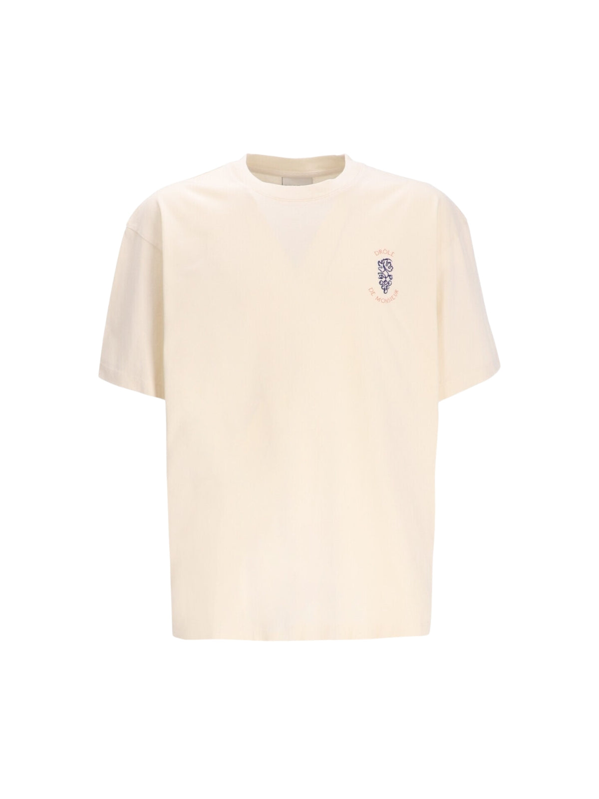 Drole De Monsieur T-Shirt Mini Logo  Cream