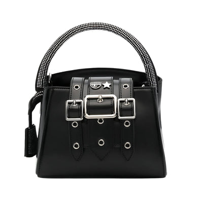 Chiara Ferragni Bag Helix Three Buckle Black