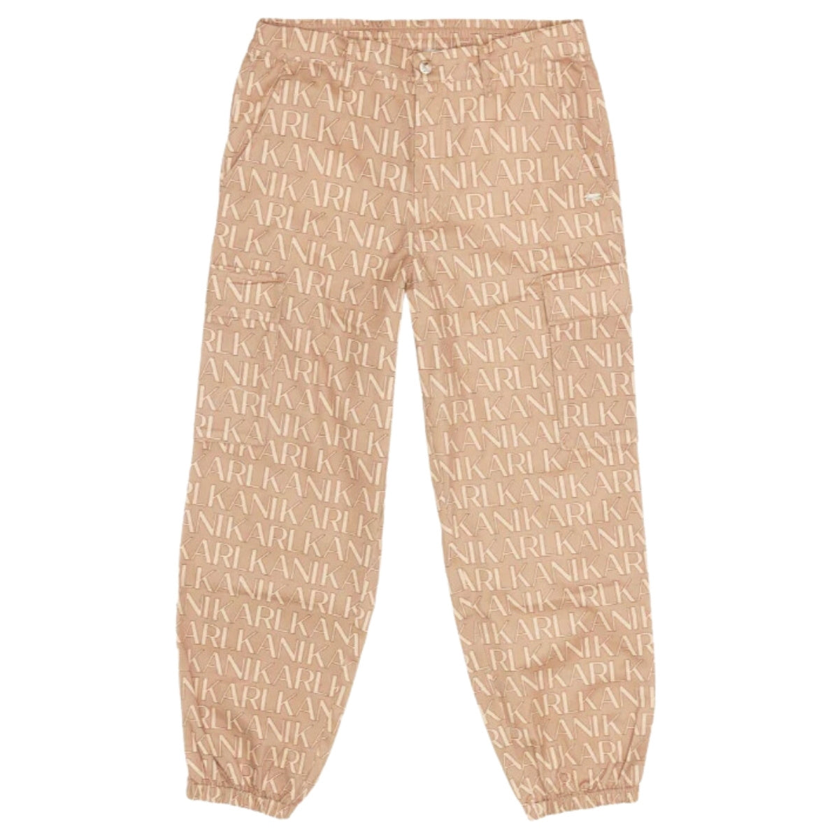 Karl Kani Cargo Pants Allover Print Light Sand