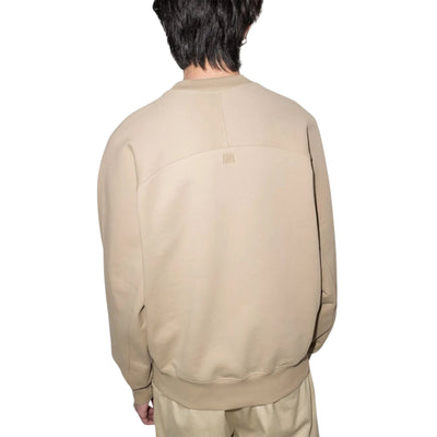 Ami  Sweater Logo Mono Beige